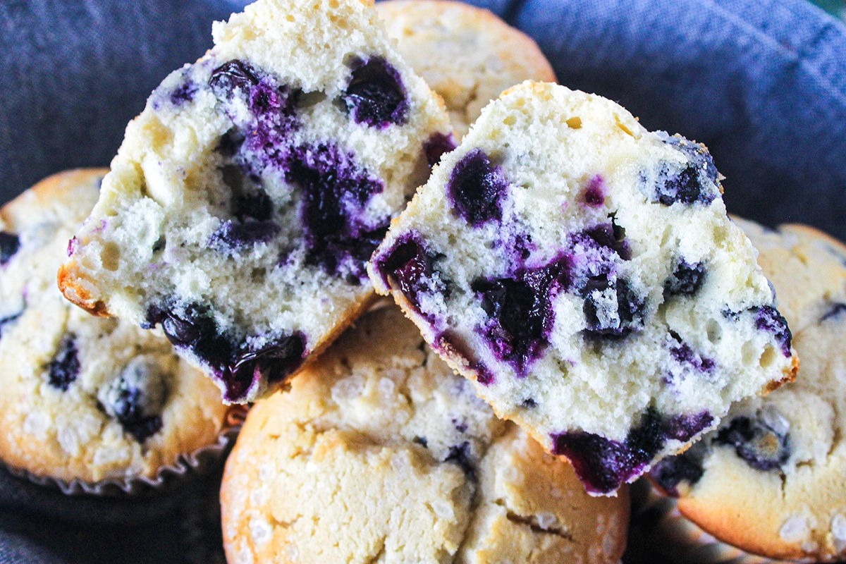 Craving Muffins? Make 6 Perfect Small Batch Blueberry Muffins